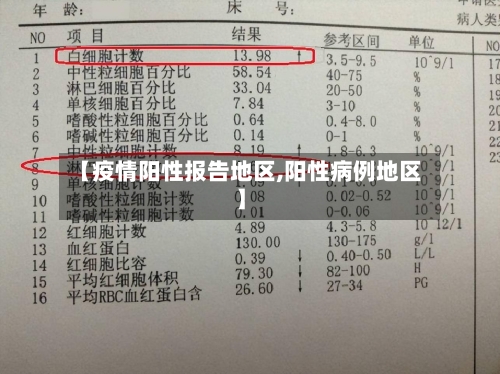 【疫情阳性报告地区,阳性病例地区】