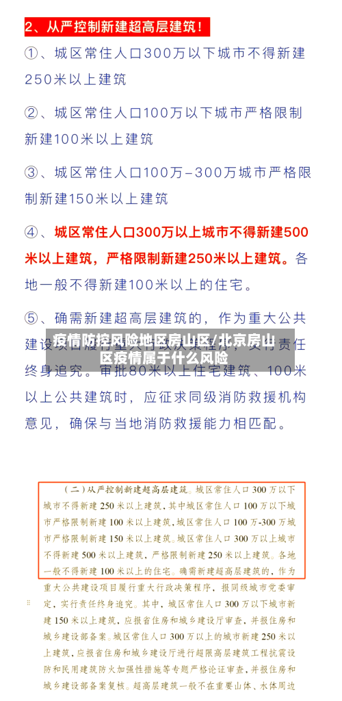 疫情防控风险地区房山区/北京房山区疫情属于什么风险
