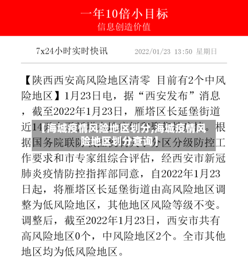 【海城疫情风险地区划分,海城疫情风险地区划分查询】