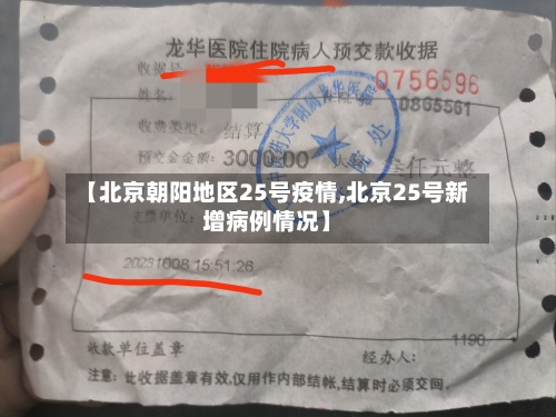【北京朝阳地区25号疫情,北京25号新增病例情况】-第2张图片