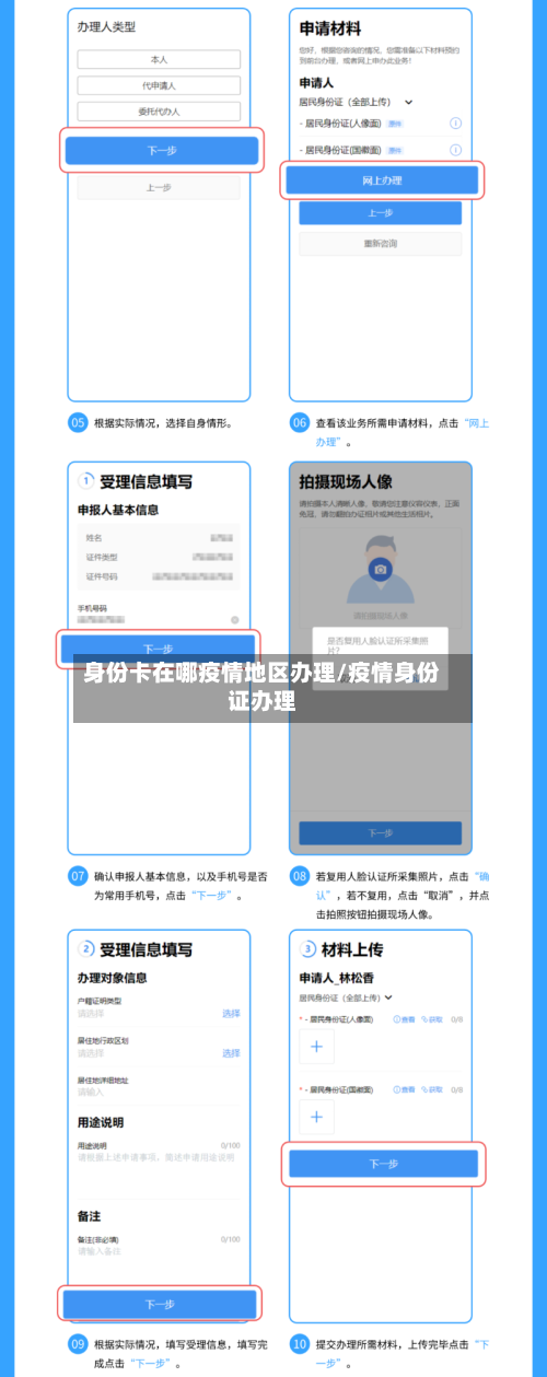 身份卡在哪疫情地区办理/疫情身份证办理-第2张图片