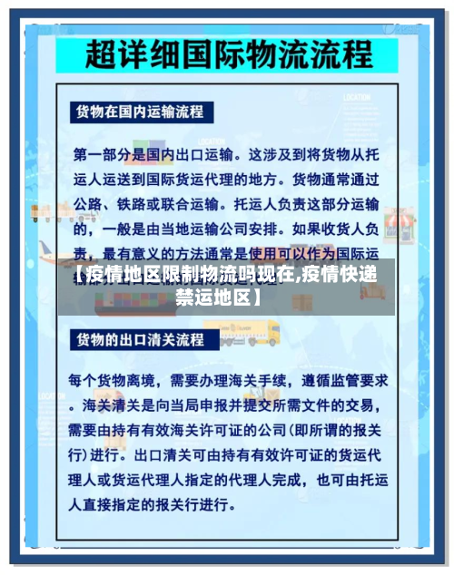 【疫情地区限制物流吗现在,疫情快递禁运地区】