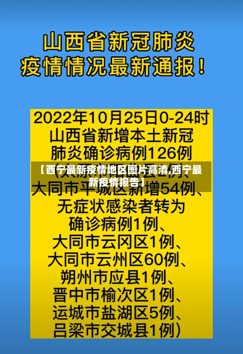 【西宁最新疫情地区图片高清,西宁最新疫情报告】