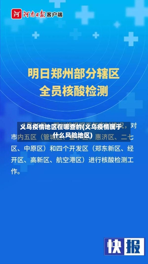 义乌疫情地区在哪查的(义乌疫情属于什么风险地区)