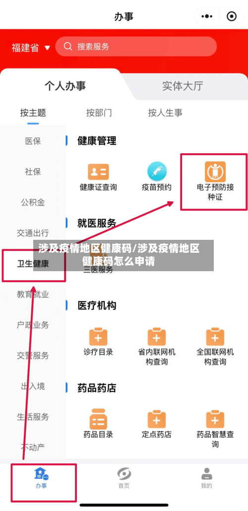 涉及疫情地区健康码/涉及疫情地区健康码怎么申请